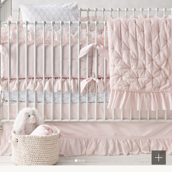 Restoration Hardware Bedding Rh Babychild Ruffled Voile Toddler